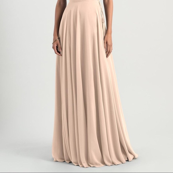 Jenny Yoo Faye Bridesmaid Dress in Soft Blush - Picture 2 of 10